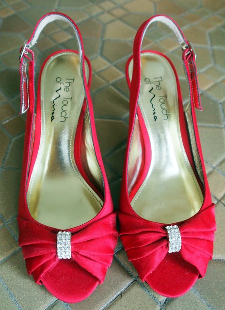 nina rhinestone heels